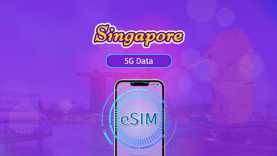 Singapore | eSIM 5G | Pass giornaliero / Pacchetto totale | Fatturazione ogni 24 ore | 1-30 giorni | Codice QR