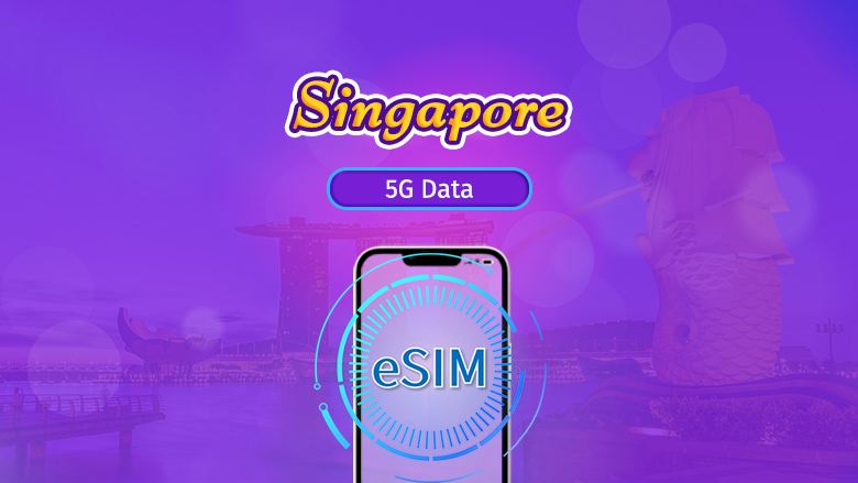 Singapore | 5G eSIM | Day Pass/Total Package | 24H Billing | 1-30 days | QR code