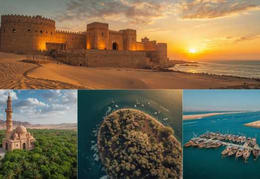 North Qatar Heritage Tour: Zubarah Fort, Jumail & Mangroves