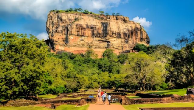 Colombo/Negombo, Sri Lanka | Sigiriya Lion Rock + Dambulla Cave Temple (excludes admission ticket) Private Charter