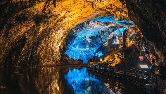 Lawatan Sehari ke Tarikan Pelancongan Gua Zhijin, Guizhou [Hiburan Tulen Tiada Beli-Belah // Keajaiban Gua Batu Kapur Karst]