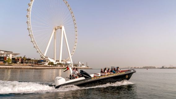 Dubaj: 100-minutowa wycieczka motorówką, widok na Atlantis i Burdż al-Arab