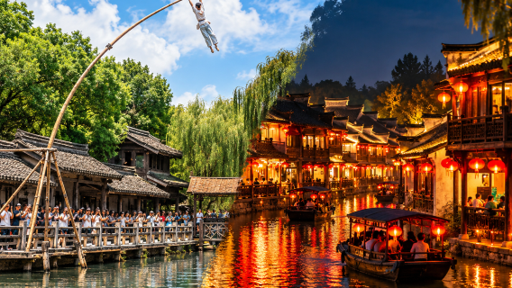 Hangzhou departure | Wuzhen East Gate + Nanxun Ancient Town 1-day tour | Private charter pure play no shopping