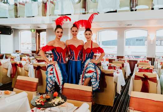 Sydney Darling Harbour Cruise Dinner Night Tour [Starlight Dinner/Harbour Cruise/Landmark Photo Spots/Captain Cook Clearview Glass Roof/Window... AUD 128.17