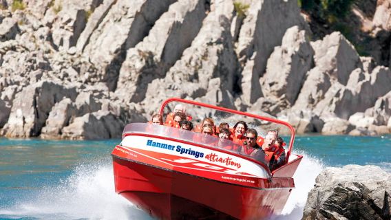 Hanmer Springs: Combo de lancha motora y salto bungy