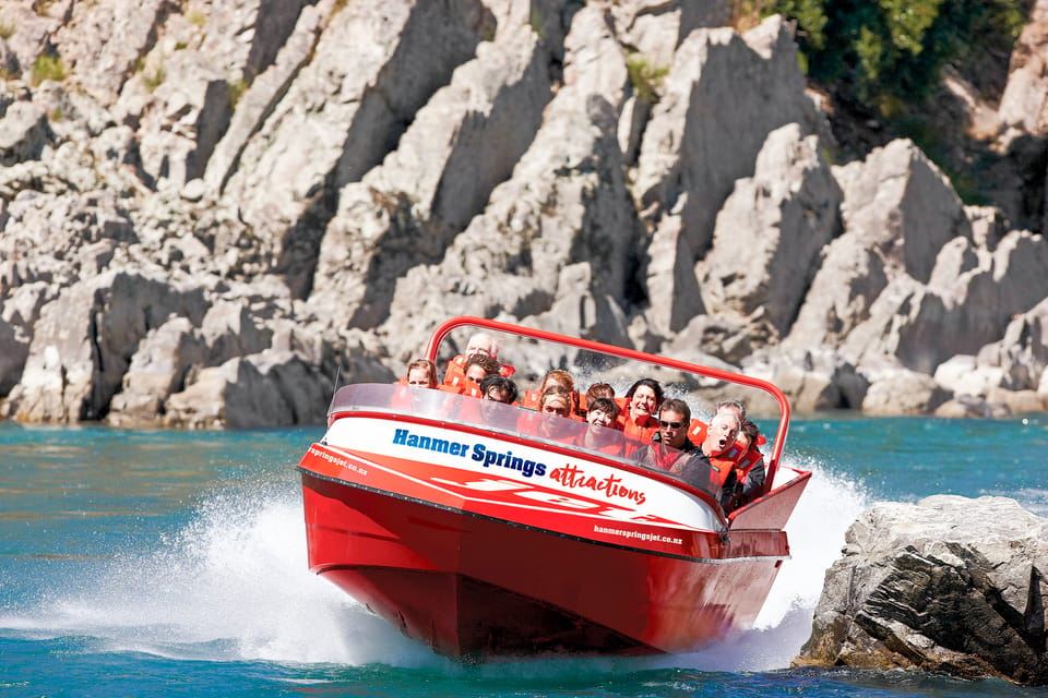 Hanmer Springs: combinazione Jet Boat e Bungy Jump