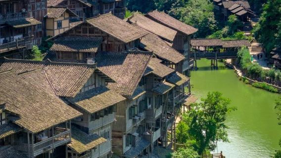 貴州遵義包車9小時一天遊紅果樹+ 海龍屯十 烏江寨景區