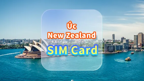 [Úc và New Zealand] Thẻ SIM dữ liệu 5G | CMI | Thẻ SIM dữ liệu tốc độ cao | Ngày có sẵn | Cắm và chạy | Nhận tại sân bay Hồng Kông