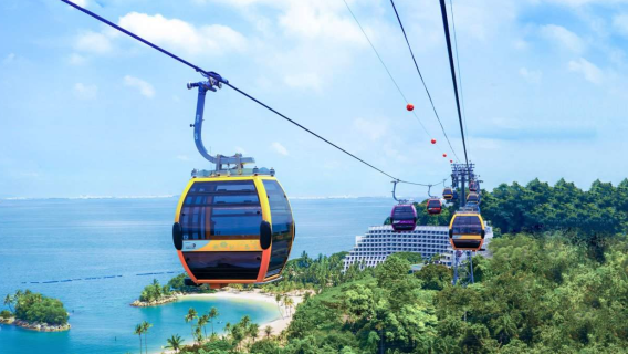 Vé cáp treo Singapore khứ hồi (tuyến cáp treo Sentosa & tuyến cáp treo Mount Faber hai chiều)