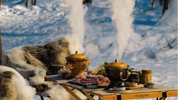 長白山雪地火鍋·浪漫露營【雪中篝火|場景佈置·餐品|【包接送】