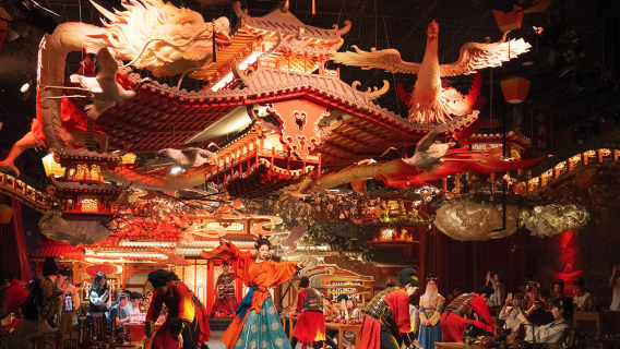 Hangzhou Xu Yan - Banquete inmersivo de la antigua dinastía Tang - Tema de Lin'an Lu|Almuerzo/Cena + Espectáculo Antiguo | Opcional: Vestuario/Maquillaje/Fotos de Estilo Antiguo/Fotografía