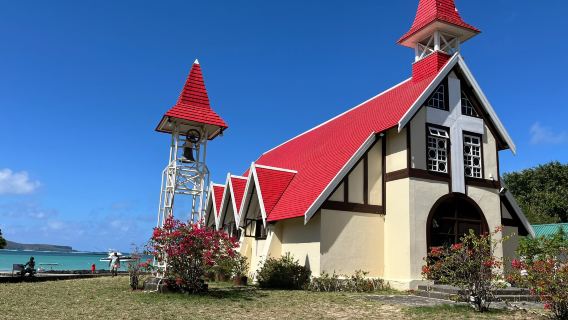 模里西斯藍海灣+鱷魚公園+大浪島+海底瀑布+自然橋[一日遊]
