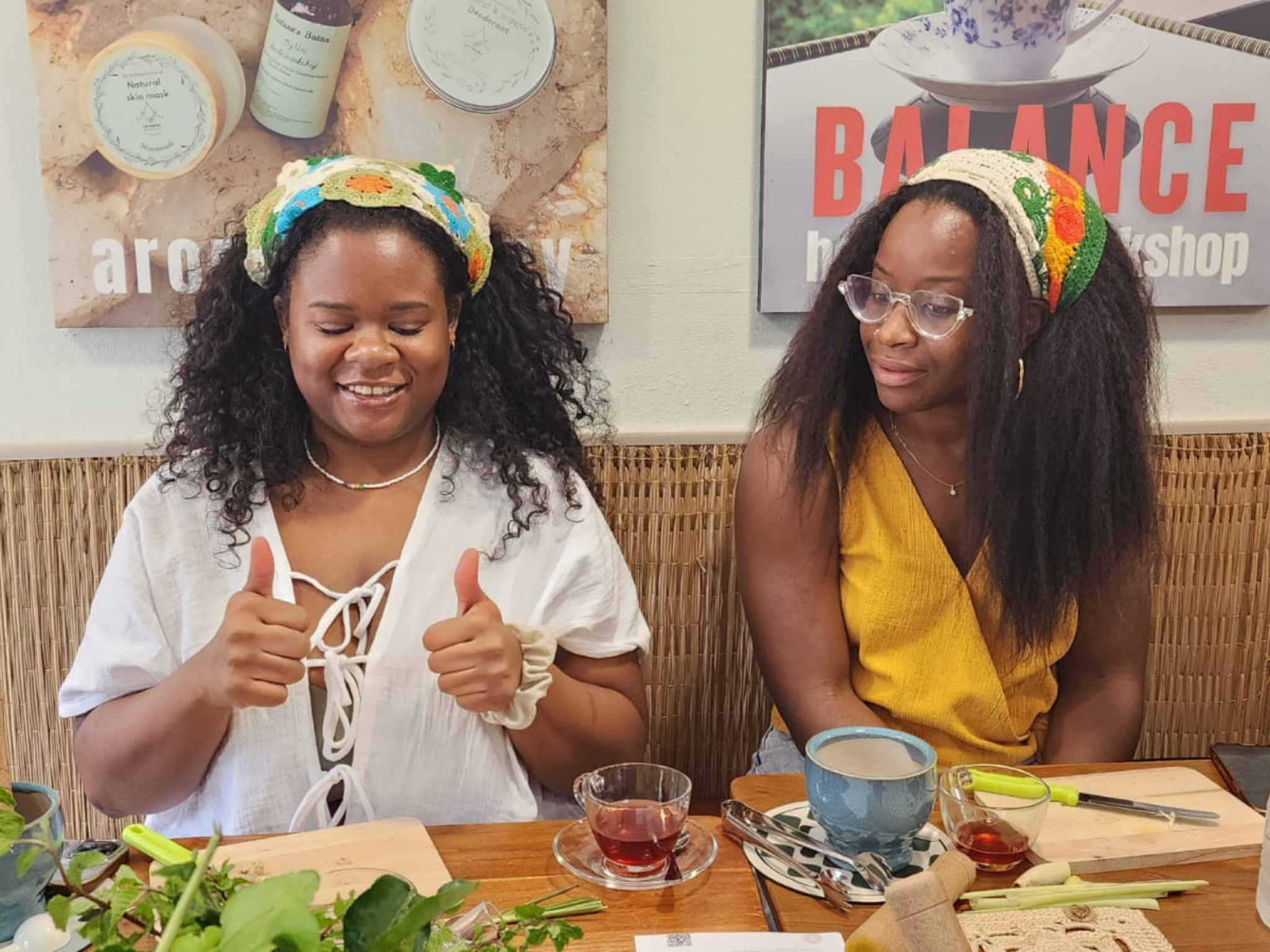 Atelier de mélange de thés aux herbes thaïlandaises authentiques