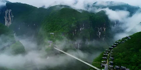 『私家團•一車一團』恩施地心谷+清江蝴蝶崖一日遊純玩|親子之旅