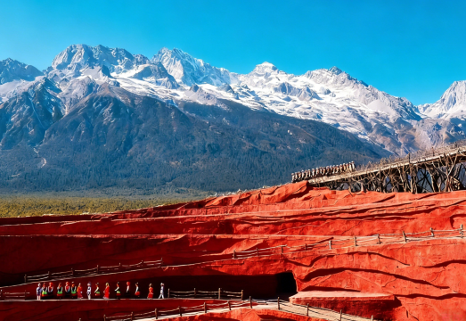 Lijiang Yulong Snow Mountain cable car + Impression Lijiang + Blue Moon Valley 1-day tour for 2-8 people