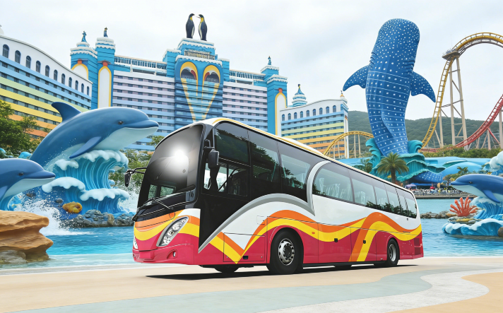 香港到珠海跨境直通巴士 - 長隆/橫琴/珠海華發（環島巴士提供，無需取票）