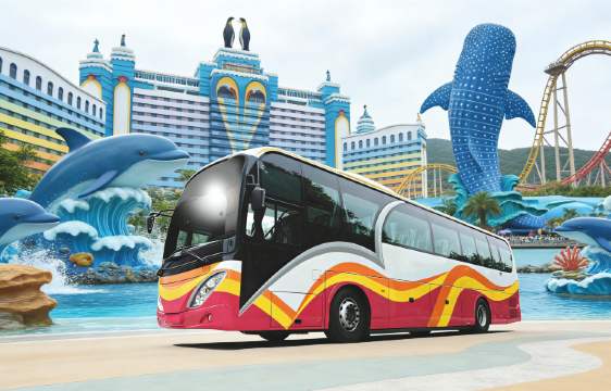 Hong Kong to Zhuhai cross-border direct bus - Chimelong/Hengqin/Zhuhai Huafa (provided by Island Bus, no ticket collection required)