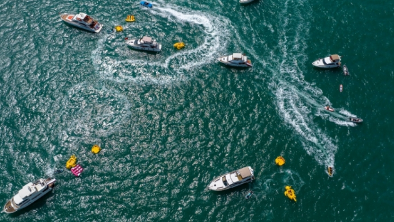 Pelayaran Kapal Yacht Sanya | Selam Skuba + Memancing Laut + Motoski + Pengalaman Memandu Sendiri
