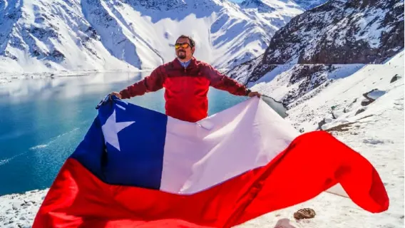 Cile: partenza da Santiago del Cile - tour di un giorno al Canyon del Maipo e al Lago Glaciale Yeso con picnic e trasferimento