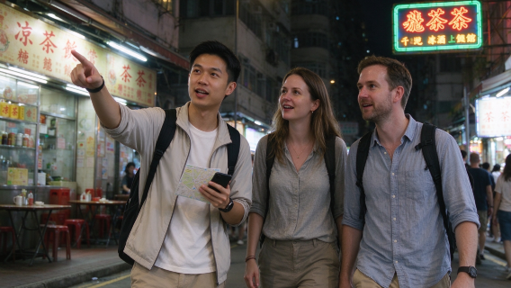 Hong Kong food culture nightlife: night markets, dai pai dong and cha chaan teng stories