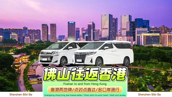 [Foshan private charter to Hong Kong direct] Private charter from Hong Kong T1T2, Disneyland, Tsim Sha Tsui, and Hong Kong Island hotels to Foshan Shunde, Chancheng, and Nanhai via cross-border Alphard · Smooth customs clearance + professional driver