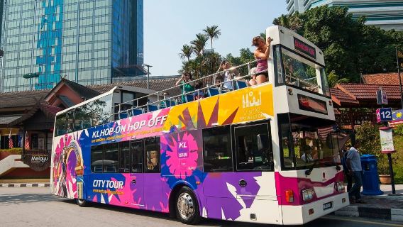 Bus turistico scoperto a due piani di Kuala Lumpur (vista panoramica + fascino malese + foto alle Torri Gemelle)