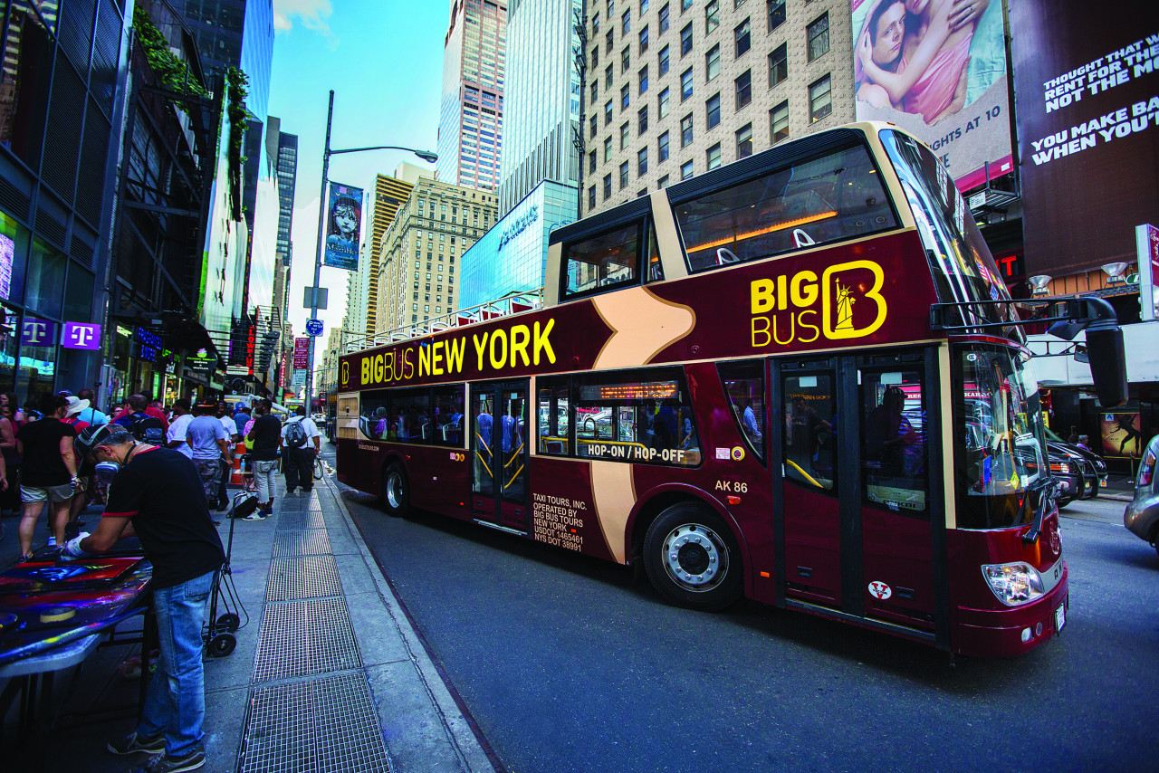 Big Bus New York hop-on hop-off bus