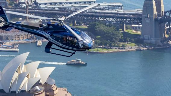 Tour in elicottero di Sydney: volo panoramico di 20 minuti sul porto