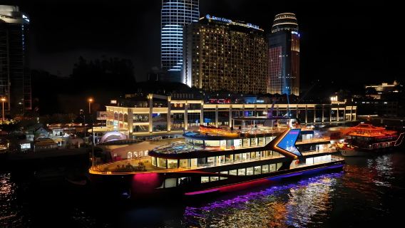 Xiamen Night Cruise, Sea Cruise Luxury Boat, Yujian. Maritime Living Room (Lujiang Night Cruise Luxury Boat)