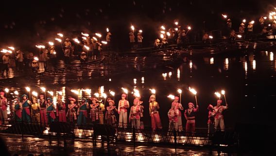 桂林陽朔：印象劉三姐戶外山水夜演私家專車接送+入場門票C