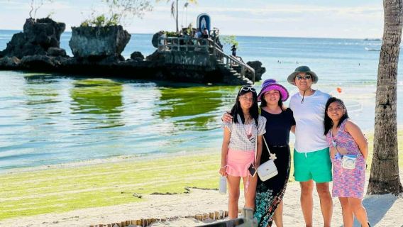 Tour dell'isola di Boracay con mangrovie, Key Cave, diverse spiagge uniche, Willy's Rock e tè pomeridiano