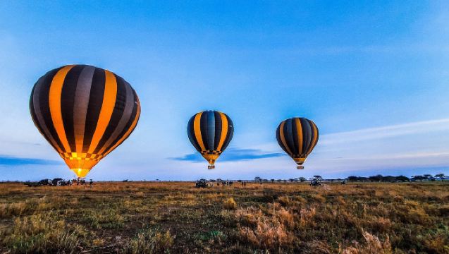 Serengeti: Hot Air Balloon Flight with Champagne Breakfast