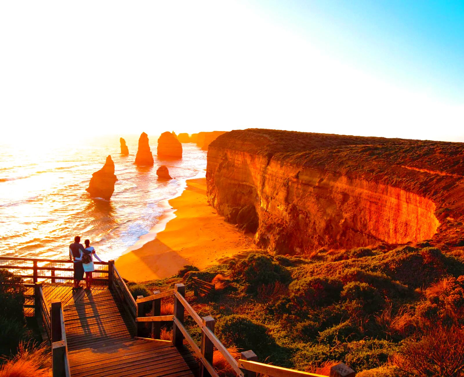 【楽々サンセット/オプショナル送迎付き】メルボルン グレート・オーシャン・ウォーク+トウェルブ・アポストルズ ワンデーツアー
