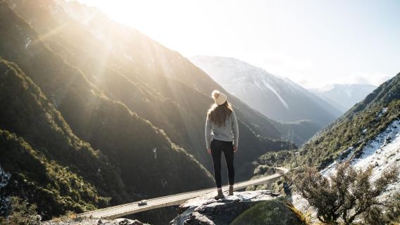 Christchurch: to Franz Josef via Hokitika 1 Way Tour