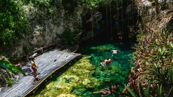 Maya Ruins of Tulum, Cenote Mariposa & Playa del Carmen: Roundtrip with Lunch