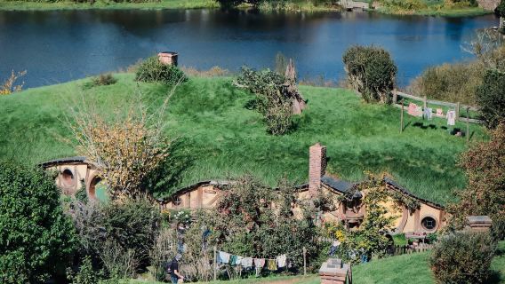 "Journey Through Middle-earth" New Zealand Hobbiton™ Movie Set Tours Waitomo Glowworm Caves Lake Rotorua