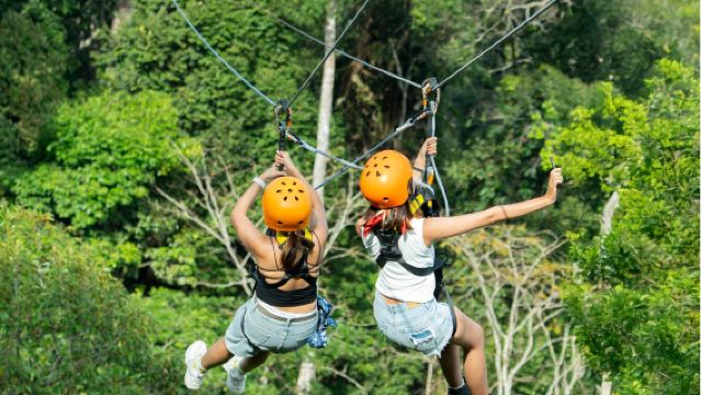 Phuket Patong Mountain View Zipline | Optional ATV | Ziplining | Includes Transfer