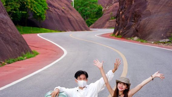[Setiap Hari Berlepas] Tasik Dongjiang + Sungai Xiaodongjiang + Gaoyiling + Lurah Besar Mahuangqiu lawatan sehari