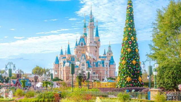 Shanghai Disneyland Ticket inklusive kostenloser 5G-eSIM-Karte mit Dual-Netzabdeckung in Festlandchina