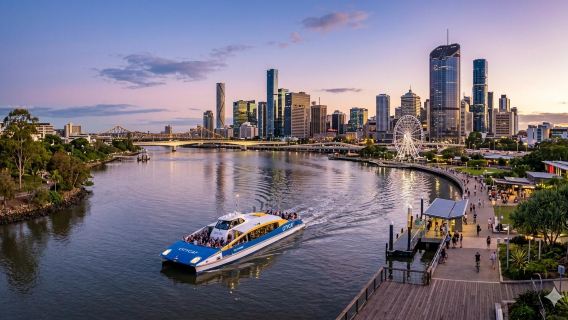 Crucero turístico en Brisbane [opción con comida | múltiples duraciones + varias franjas horarias disponibles + visita guiada con explicaciones profesional]