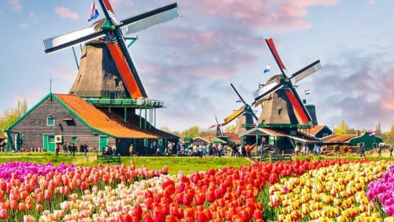 Belanda Amsterdam: Bandar Lego + Kampung Kincir Angin + Keukenhof Lautan Bunga | Sewaan Peribadi Bahasa Cina