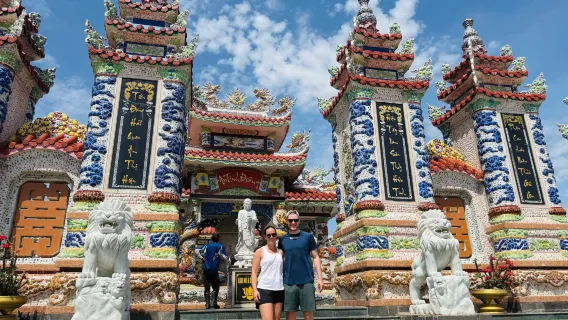 Depuis Hué : Transfert touristique vers Hoi An et le cimetière d'An Bang