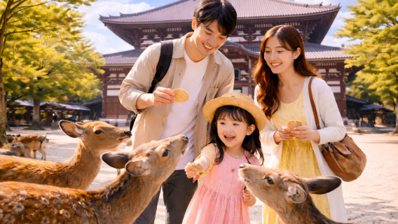 Osaka/Kyoto'dan Başlayan Arashiyama Bambu Ormanı & Nara Parkı Geyikleri & Fushimi Inari Taisha Günübirlik Turu