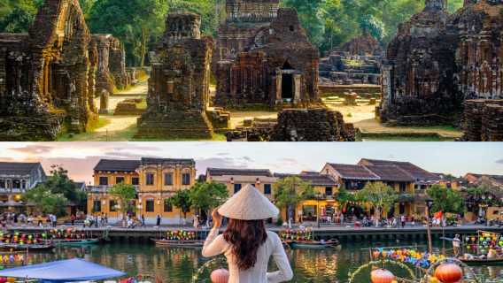 PASSEIO EM GRUPO - Terra Santa de My Son e Cidade Antiga de Hoi An com almoço