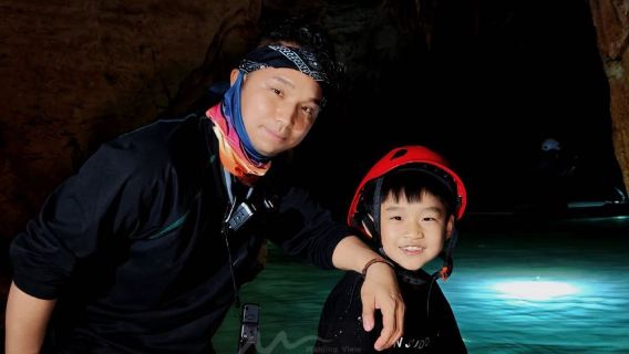 Lawatan Separuh Hari dengan Pengangkutan Meneroka Gua Lingxi Anlong | Jurulatih Profesional + Via Ferrata + Papan Dayung + Pengalaman Kopi