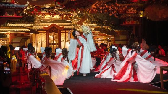 Traditional Chinese culture: Shanghai XUYAN lunch banquet - ancient wellness relaxation - ERA time capsule