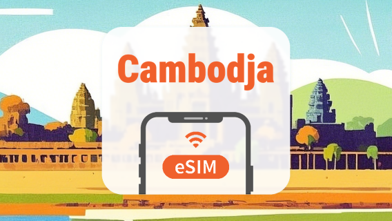 Cambodja eSIM | Dobbelt netværk • Alle AI & TikTok | 1–30 dage | QR-kode
