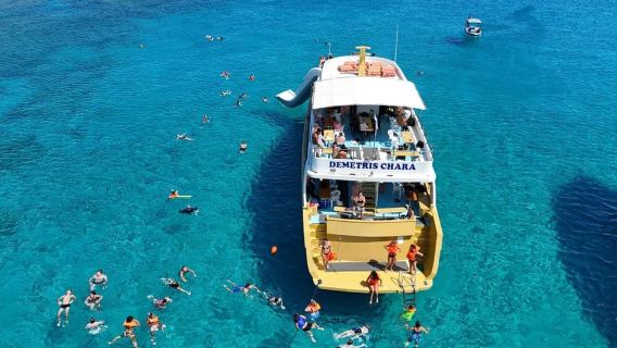 From Paphos: Blue Lagoon Tour with BBQ and Hotel Pickup