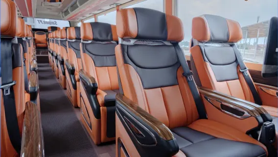 Transfer from Phan Thiet or Mui Ne to Ho Chi Minh - Japan Quality of VIP Limousine - MexBus