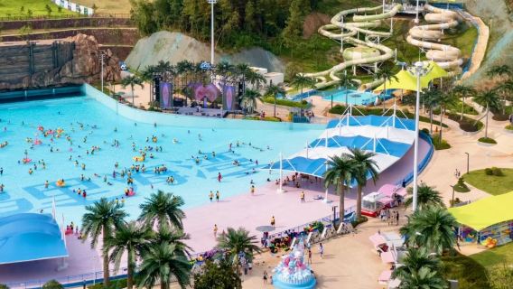 安吉浮雲谷漂流+水陸樂園一日遊